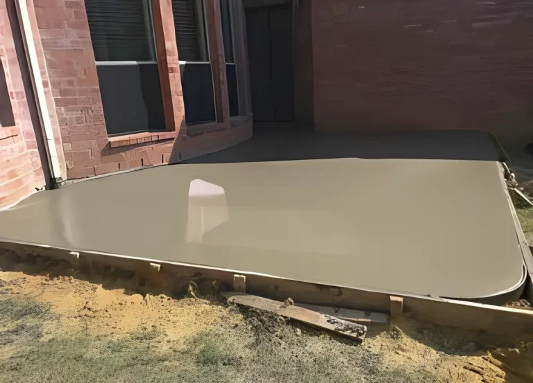 Covered Porch Slabs in Wake Forest project 1